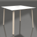 modello 3D Tavolo da pranzo 90 (Sabbia) - anteprima