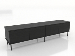 Mobile TV 1800 mm (nero RAL 9005)