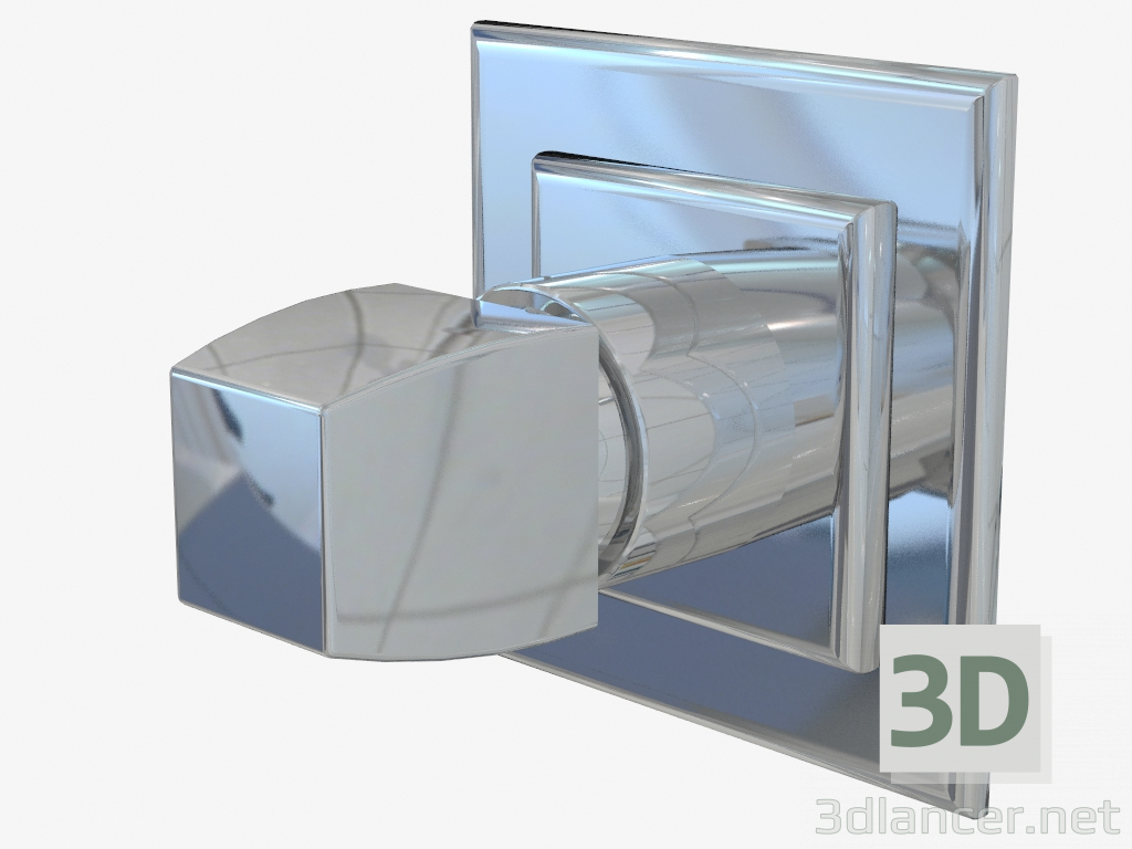 modello 3D Miscelatore doccia esterno (13312 + 31209) - anteprima