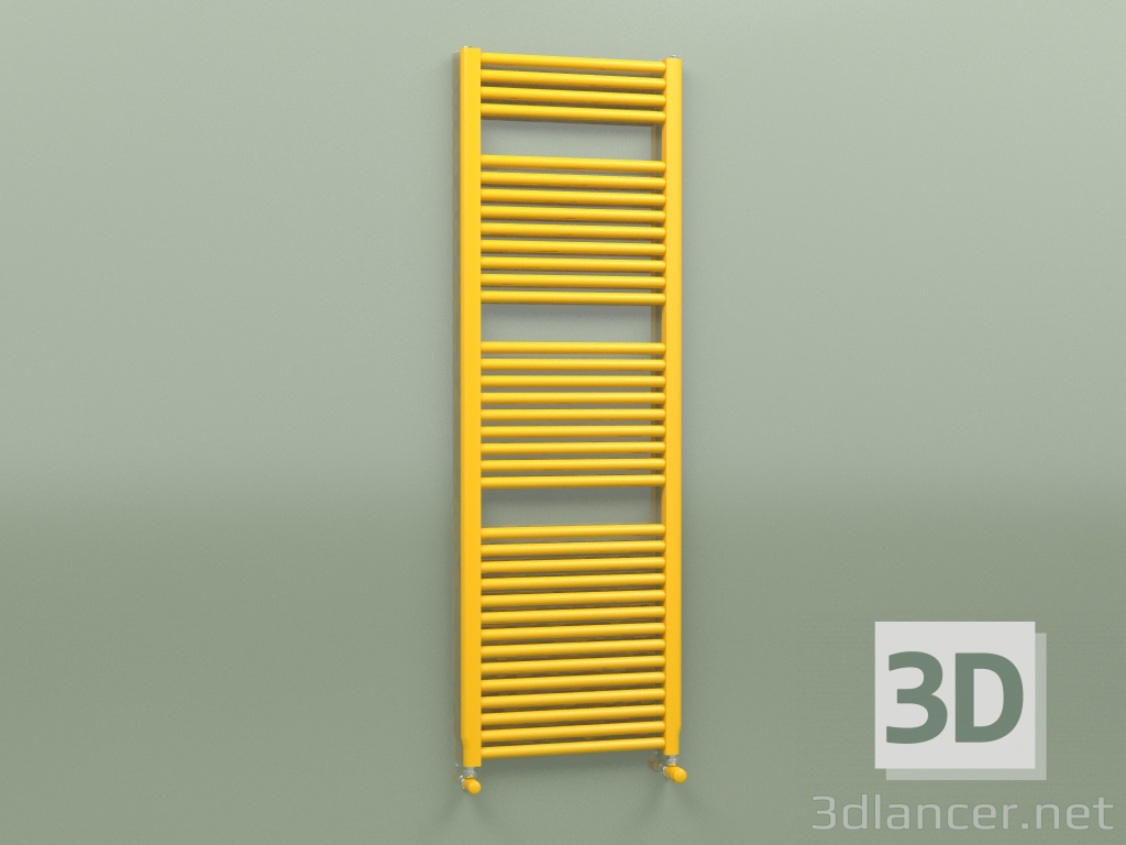 3D modeli Isıtmalı havlu askısı NOVO (1520x500, Kavun sarısı - RAL 1028) - önizleme