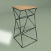 3d model Bar stool SUPPOR 780 (rustic ash) - preview