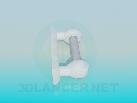 modello 3D Titolare in bagno - anteprima