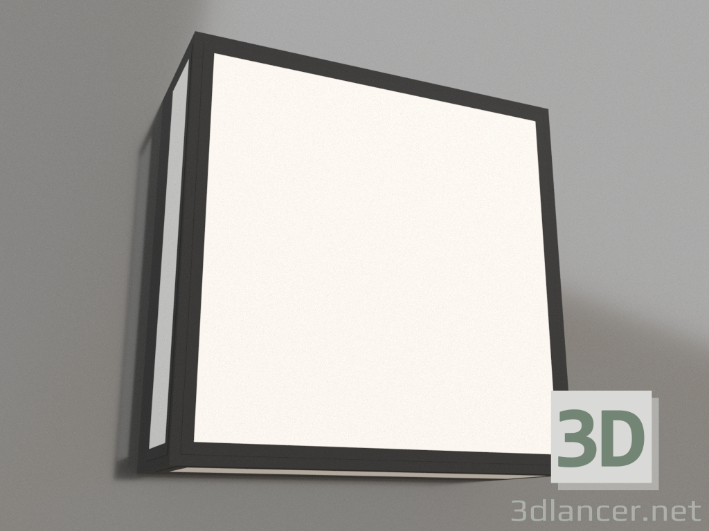 3D Modell Wand-Straßenlampe (7055) - Vorschau