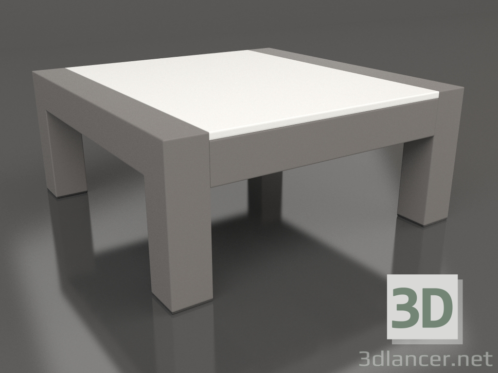 modello 3D Tavolino (grigio quarzo, DEKTON Zenith) - anteprima