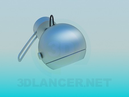 modello 3D Lampada alogena - anteprima