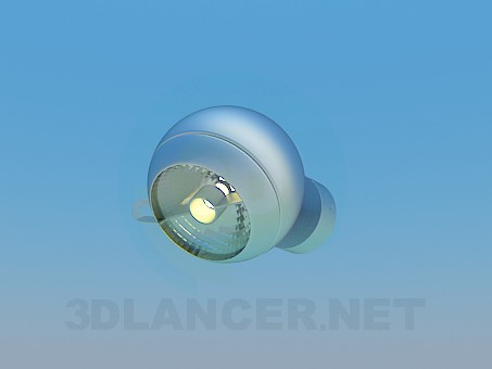 3d model Halogen lamp - preview 3d model Halogen lamp - preview