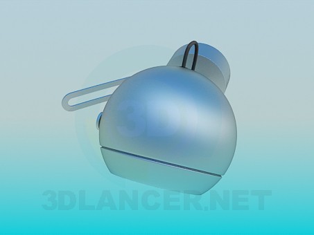 3d model Halogen lamp - preview 3d model Halogen lamp - preview