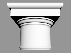 Coluna (topo) K1112 (36,5 x 36,5 x 30 - Ø 23 cm)