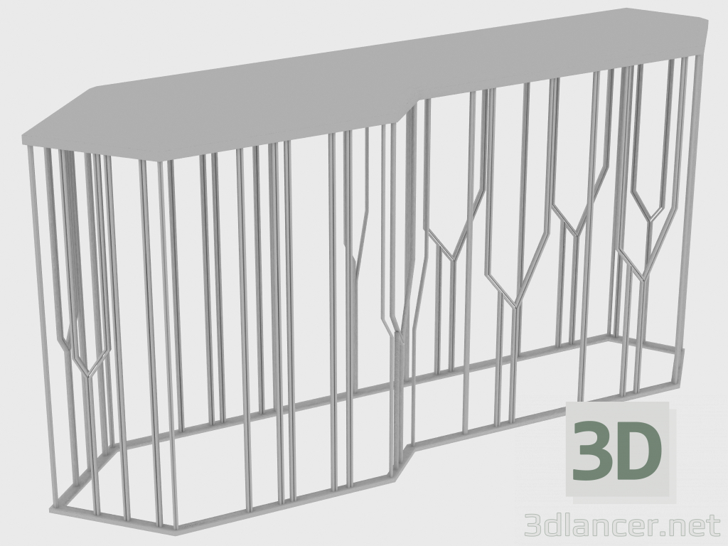3D modeli Konsol GINZA KONSOLU (200x40xH81) - önizleme