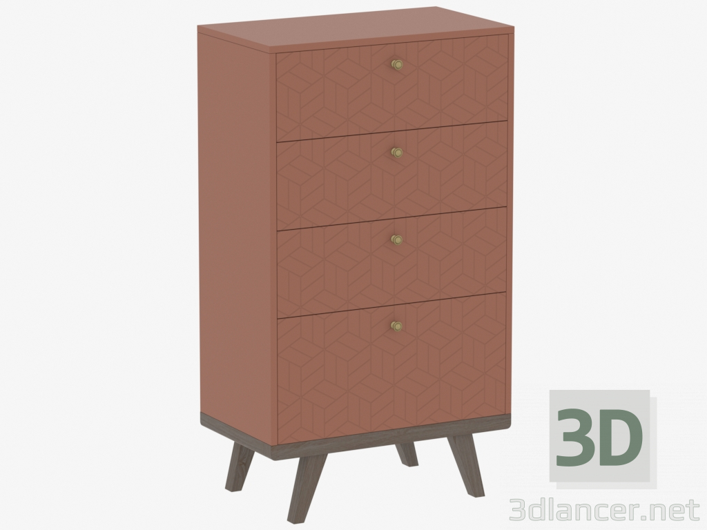 3d model High chest of drawers THIMON v2 (IDC0301071016) - preview