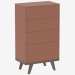 3d model High chest of drawers THIMON v2 (IDC0301071016) - preview