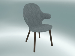 Sandalye Yakala (JH1, 59x58 H 88cm, Füme yağlı meşe, Hallingdal - 130)