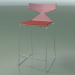 3d model Stackable Bar Stool 3712 (with cushion, Pink, CRO) - preview