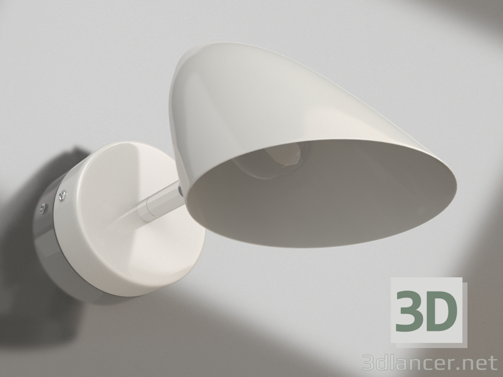 3d model Wall lamp (sconce) Aida (FR5852-WL-01-W) - preview