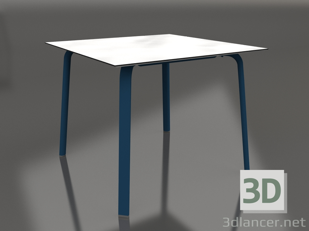 3 डी मॉडल डाइनिंग टेबल 90 (ग्रे नीला) - पूर्वावलोकन