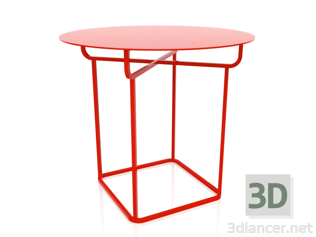 Modelo 3d Mesa de jantar (vermelha) - preview
