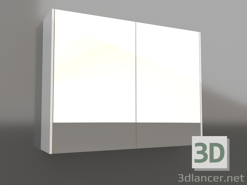 3D modeli Ayna dolabı 80 cm (MOB0408+MOB0717W) - önizleme