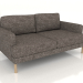 modèle 3D Canapé Fisht 160 cm (pieds en bois) - preview
