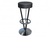 High stool without backrest