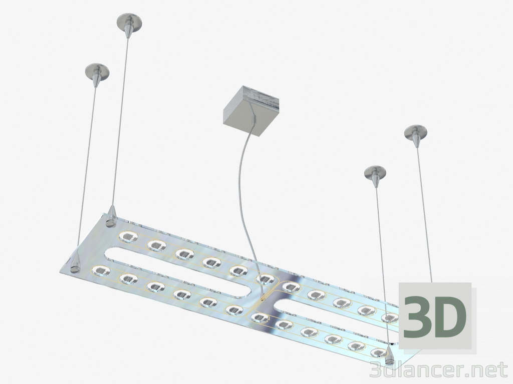 3d model Ceiling lighting fixture F03 A01 00 - preview