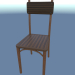 3d model Chair simple (wood) - preview