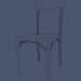 modèle 3D Chaise simple (bois) - preview