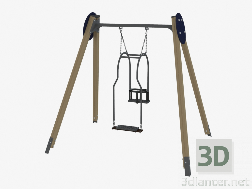 3D Modell Schaukel (6324) - Vorschau