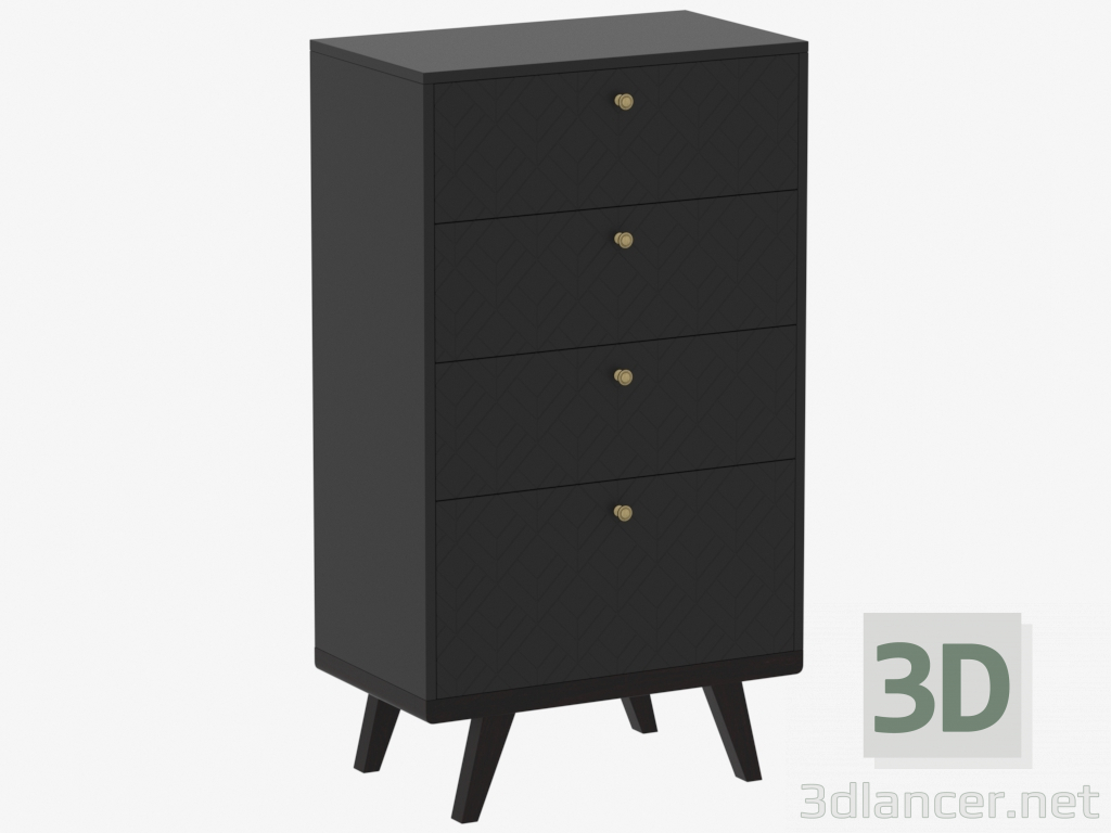 3d model High chest of drawers THIMON v2 (IDC0301031115) - preview