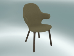 Prendedor da cadeira (JH1, 59x58 H 88cm, carvalho oleado fumado, Hallingdal - 224)