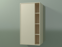 Wall cabinet with 1 left door (8CUCСDS01, Bone C39, L 48, P 36, H 96 cm)