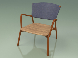Chair 027 (Metal Rust, Batyline Blue)
