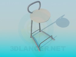 Chair with foot stand