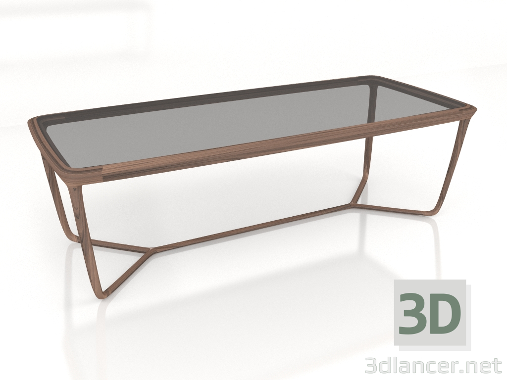 modello 3D Tavolo da pranzo Obi rettangolare 250 - anteprima