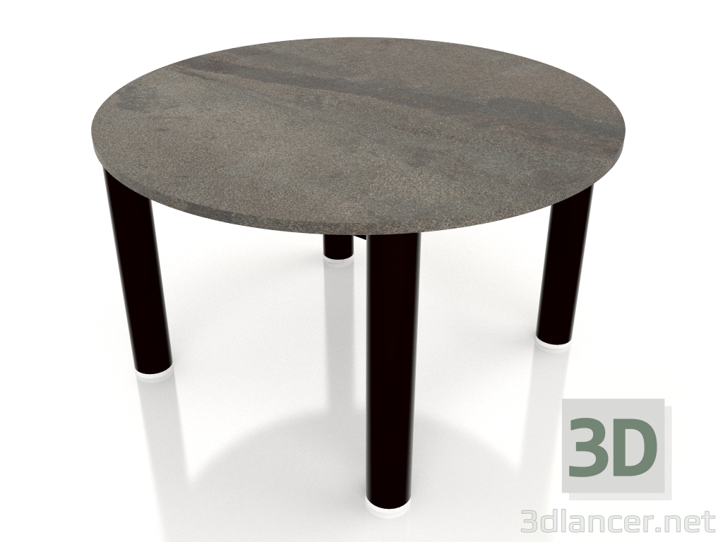 modèle 3D Table basse D 60 (Noir, DEKTON Radium) - preview