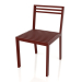 3D modeli Yemek sandalyesi (Şarap kırmızısı) - önizleme