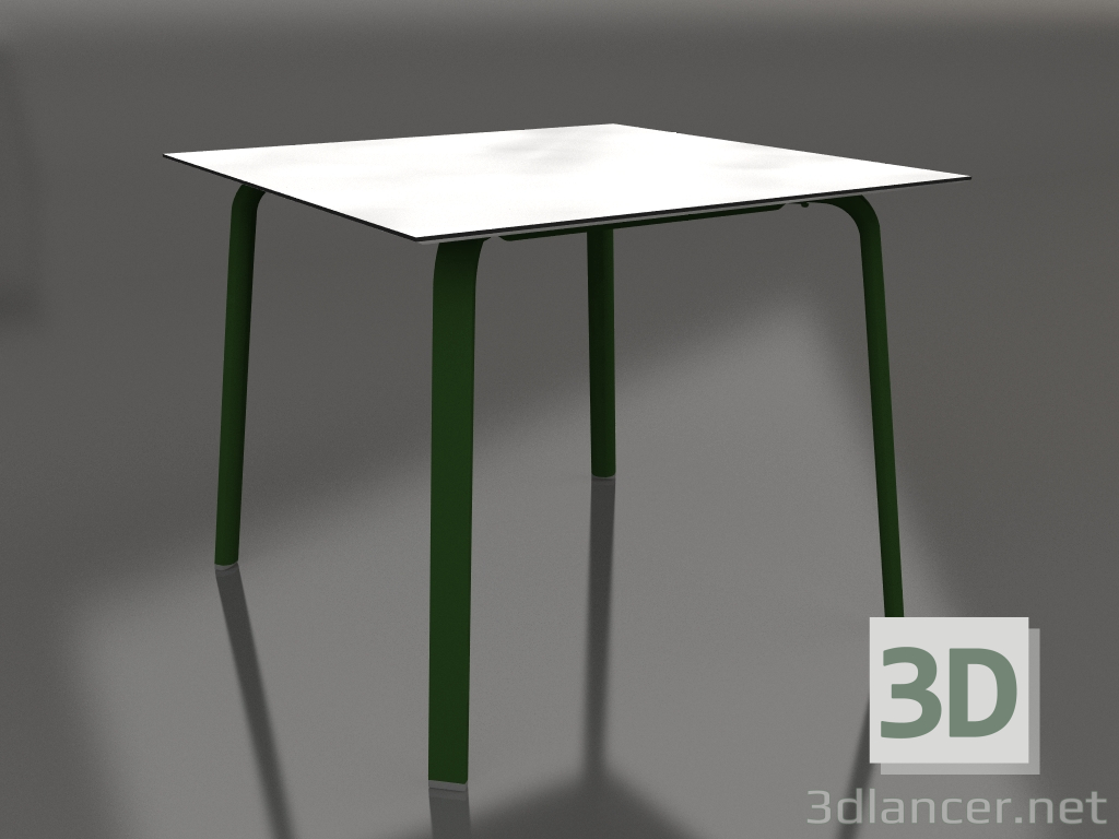 Modelo 3d Mesa de jantar 90 (verde garrafa) - preview