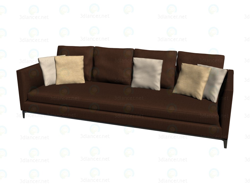 3d model Andersen sofa Slim (288x103x85) - preview 3d model Andersen sofa Slim (288x103x85) - preview