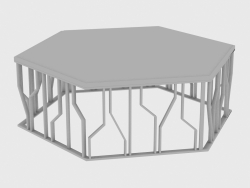 Mesa de café GINZA SMALL TABLE (130x113xH40)