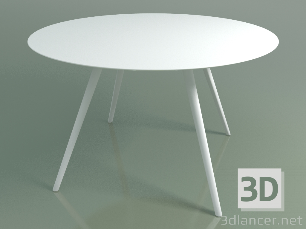 3D Modell Runder Tisch 5454 (H 74 - T 119 cm, HPL H02, V12) - Vorschau