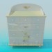 3d model Dresser for child's room - preview