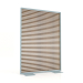 3d model Partition made of artificial wood and aluminum 120x170 (Teak, Blue gray) - preview