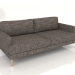 modèle 3D Canapé Fisht 200 cm (pieds en bois) - preview