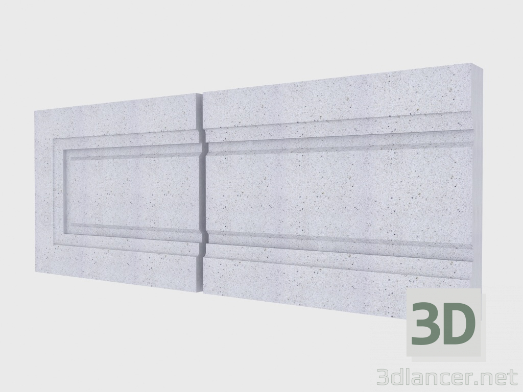 modèle 3D Panneau (FF44D) - preview