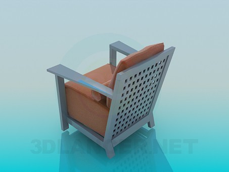modelo 3D Silla con rodillo - escuchar modelo 3D Silla con rodillo - escuchar