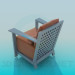 modèle 3D Chaise à roulettes - preview