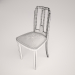 modèle 3D de Bureau de style Art Déco en laque noire ou chaise d'appoint acheter - rendu
