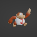 modello 3D di Donkey Kong Junior pronto per il gioco in stile Nintendo 64 Low-poly comprare - rendering
