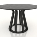 3d model Dining table Ø 1200 mm (black RAL 9005) - preview