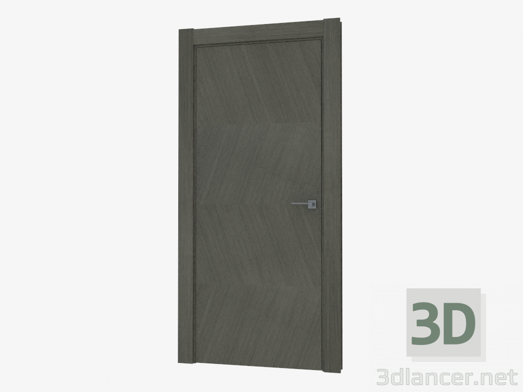 Modelo 3d Porta interroom onda - preview