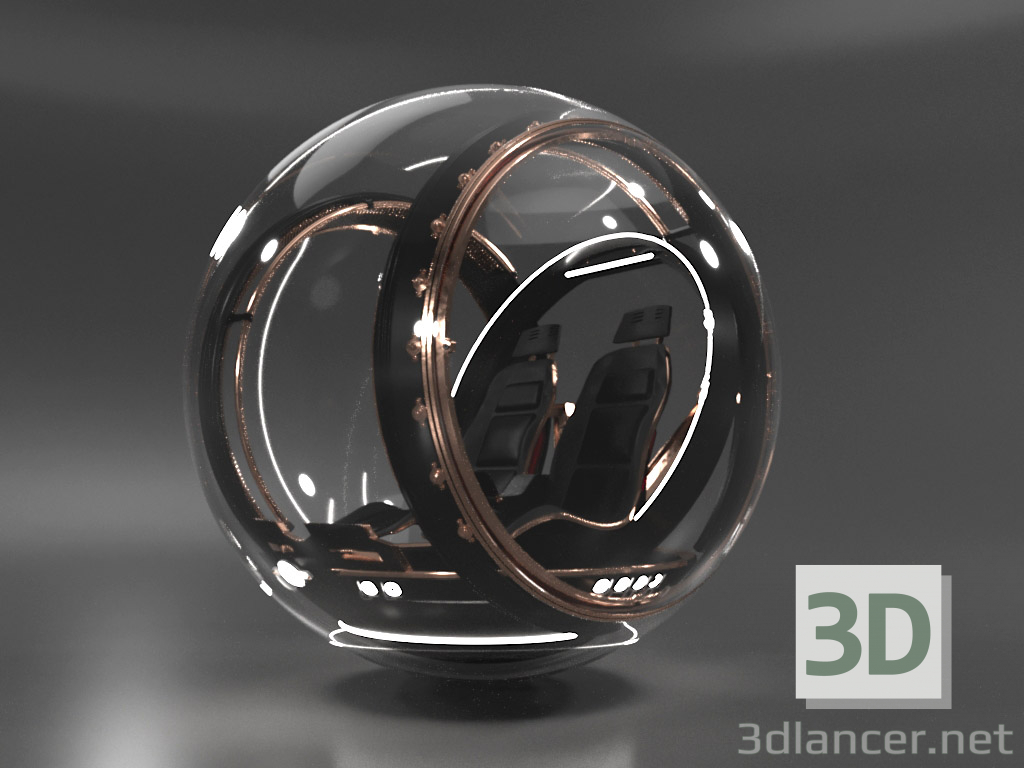 Modelo 3d Jurassic World Glass Ball 35049